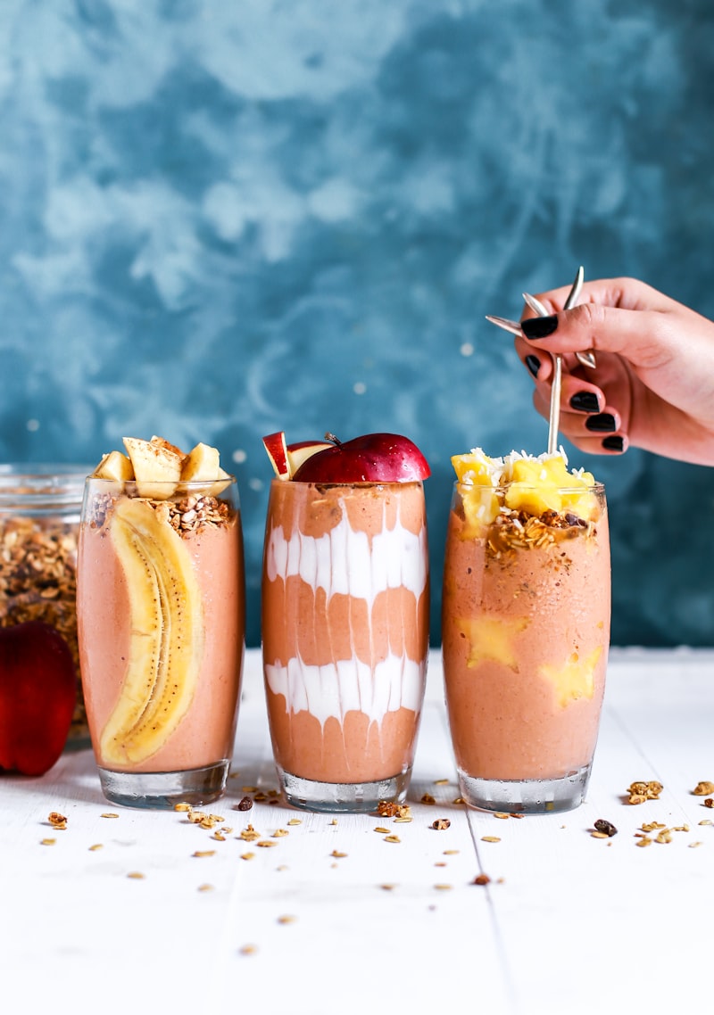 Tropical Smoothie — exotic fruits blended to perfection at De Menthe Eatery